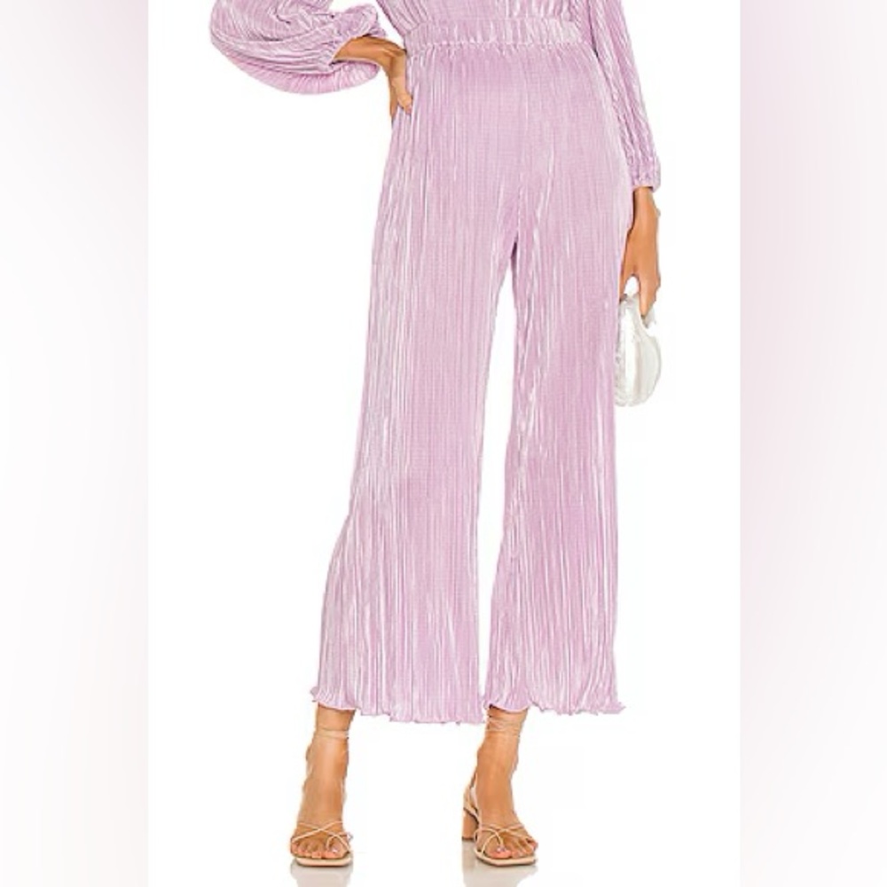 Dannijo Purple Pleated Pant